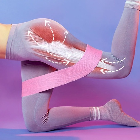 Dây Kháng Lực Miniband Tập Dây Miniband Đàn Hồi Dây Kháng Lực Tập Gym Topbody Hỗ Trợ Tập Cơ Mông Đùi Winter064