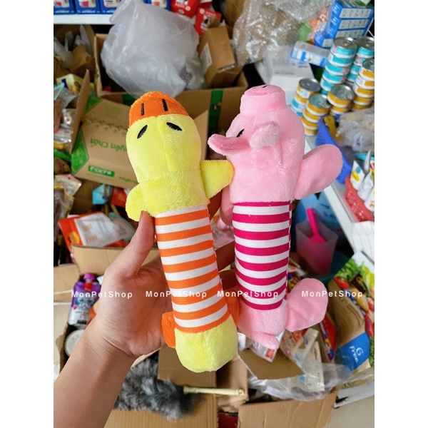 Đồ chơi gấu bông thừng chíp chíp cho thú cưng