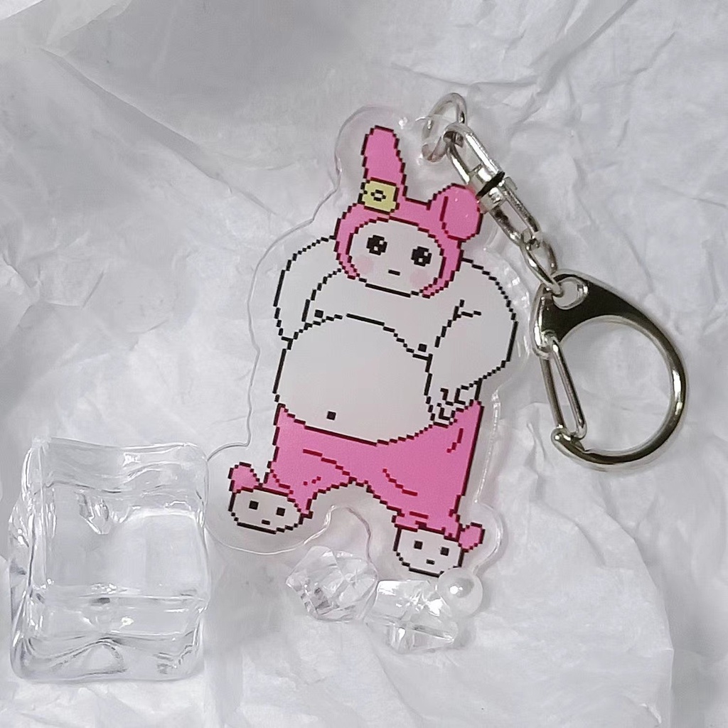 Mới Móc Khóa Hình Chú Chó Chubby Melody Vui Nhộn Dễ Thương