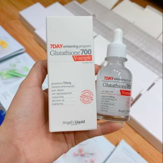 Serum Dưỡng Trắng Da ANGEL'S LIQUID 7DAY WHITENING PROGRAM GLUTATHIONE 700 V-AMPLE