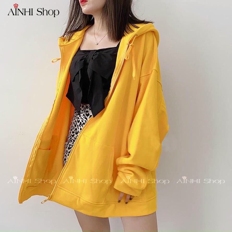Áo Khoác Hoodie Dây Kéo Có Nón 5 Màu - HÀNG SHOP | BigBuy360 - bigbuy360.vn