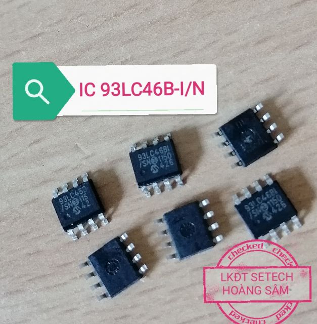 IC nhớ EPROM 93LC46 chân dán SOP-8 chính hãng Microchip