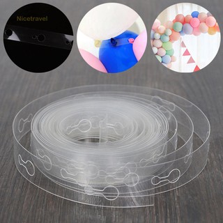 Cuộn dây nhựa trong suốt có lỗ dùng để buộc bong bóng tạo kiểu 5m