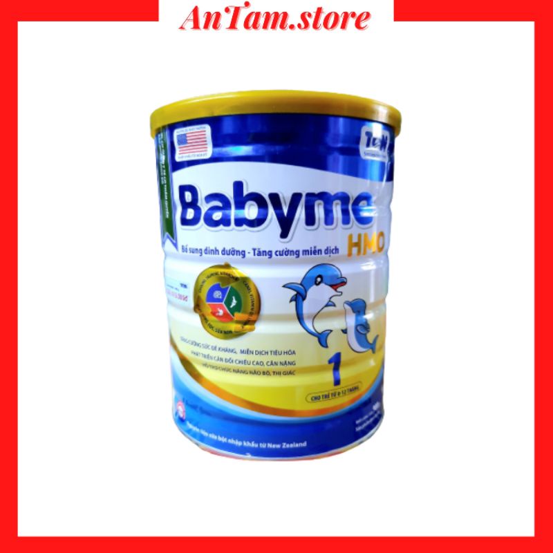 Sữa Babyme Gold. Baby me Grow. Baby me HMO lon 900g