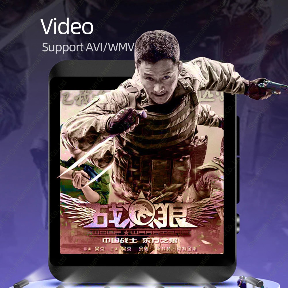 Máy Nghe Nhạc Full Màn Hình Cảm Ứng Bluetooth Không Dây Ruizu M5 Bộ Nhớ Trong 8Gb