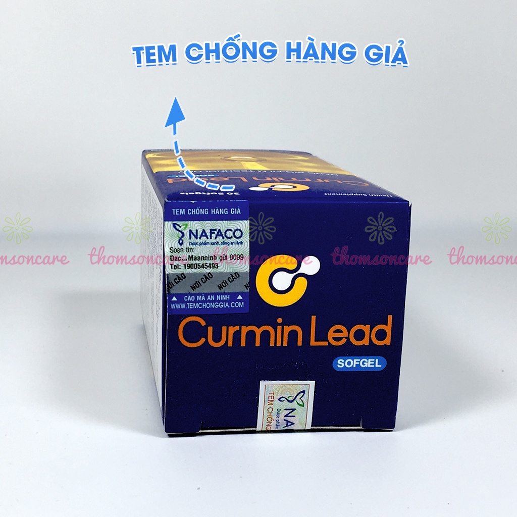 Curmin Lead - Hỗ Trợ giảm đau dạ dày từ Novasol Curcumin 167mg