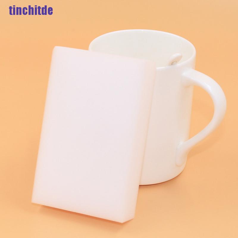 [Tinchitde] Melamine Foam Magic Sponge Eraser Cleaning Block Multi Cleaner Easily Use 1Pcs [Tin]