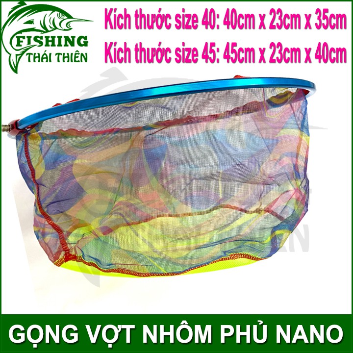 Vợt cá, Gọng vợt vớt cá, Gọng nhôm phủ nano, Gọng vợt câu đài