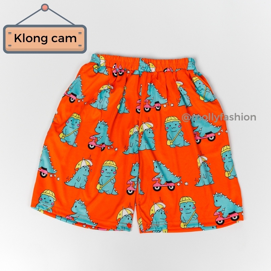 Quần Short lửng Cartoon Unisex ❤️ QUẦN ĐÙI HOẠT HÌNH NHIỀU MẪU 1 nam nữ Freesize Molly Fashion