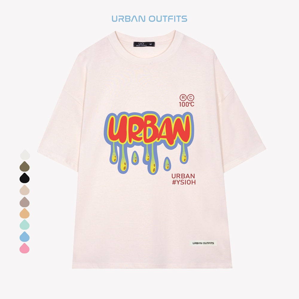 Áo Thun Tay Lỡ Form Rộng URBAN OUTFITS  ATO125 Local Brand In Hình ver 2.0 Chất Vải 100% Compact Cotton 250GSM