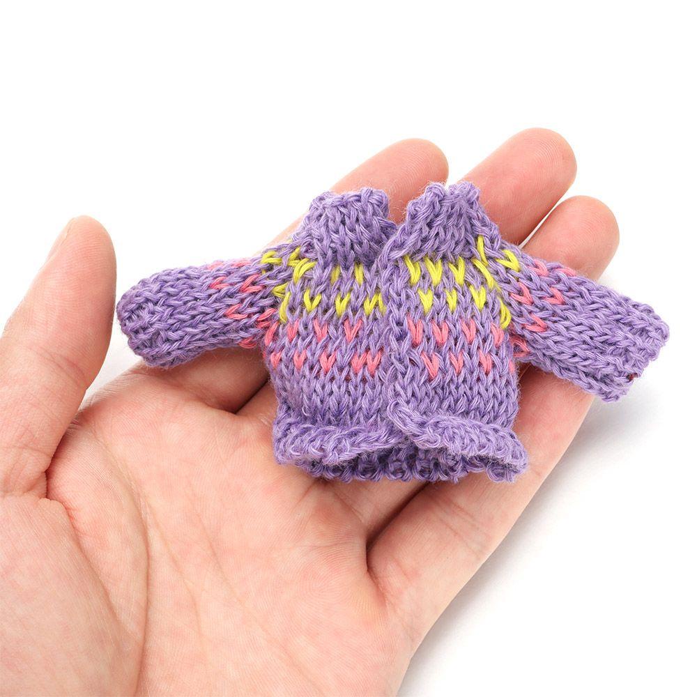 Áo Sweater Dệt Kim Mini Nhiều Màu Sắc Thời Trang Cho Búp Bê