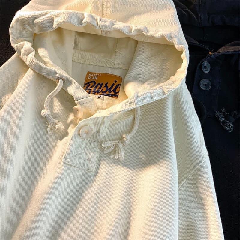 ÁO KHOÁC KAKI DÀY DẶN RÚT MŨ