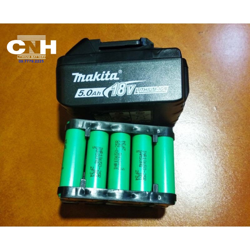Pin MAKITA 18v đóng mới