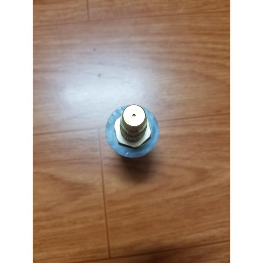 Béc phun sương đồng tưới lan ren ngoài 21mm kèm đầu nối, cút, T ren đồng