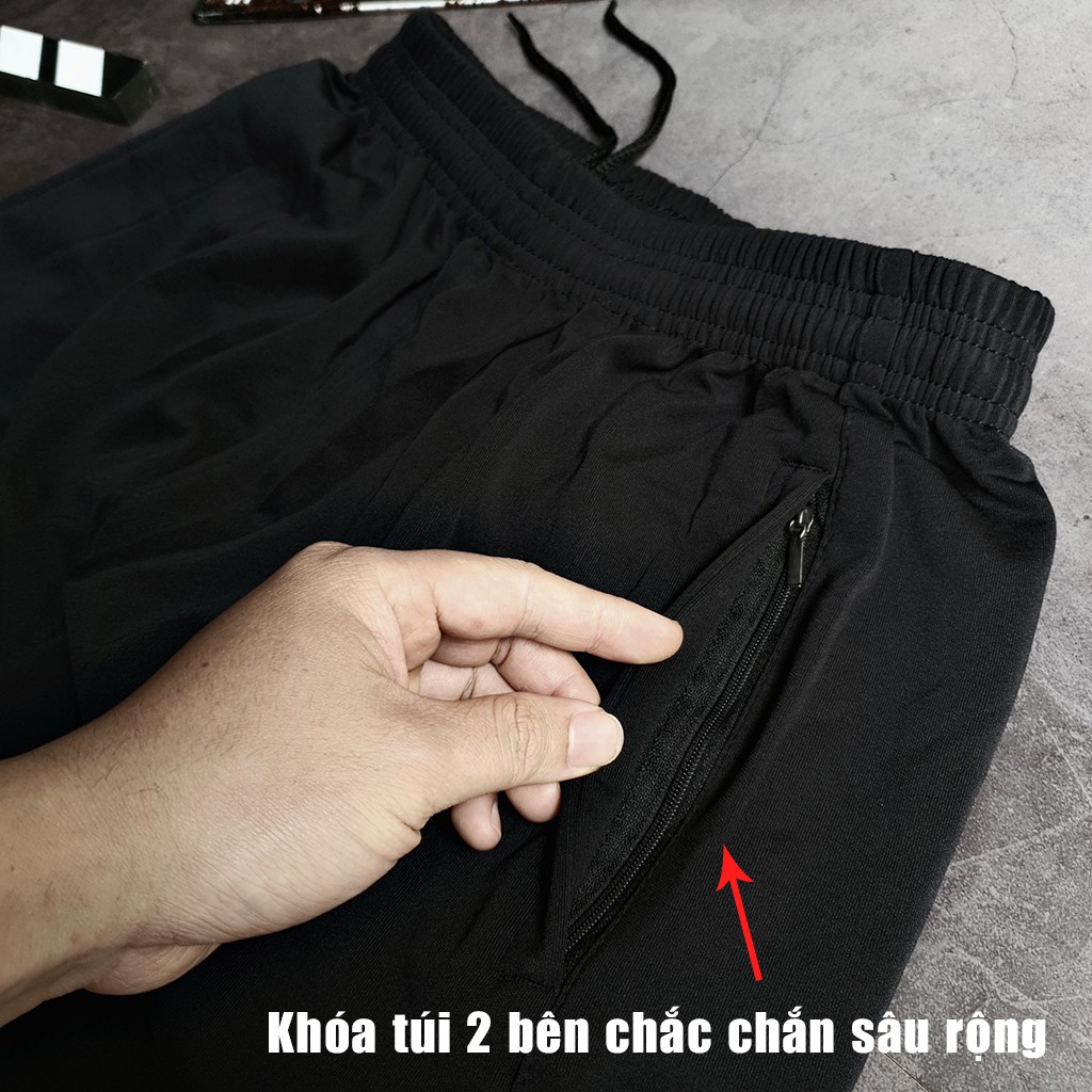 Quần đùi nam thun - Quần short nam thể thao chất thun lạnh phom từ (45-80kg), QĐ.033