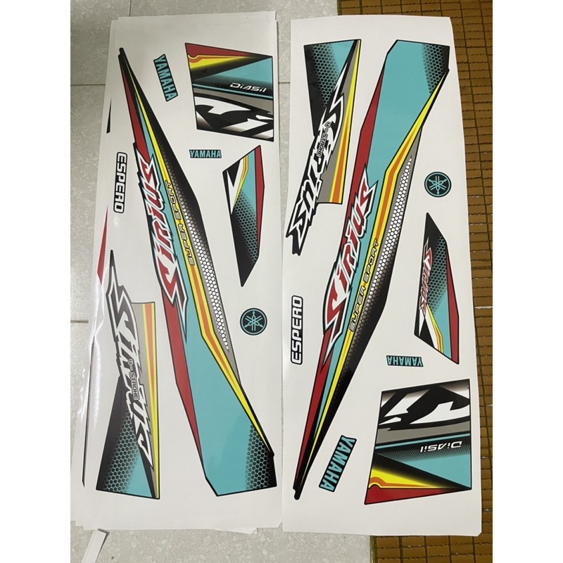 Tem rời Sirius xe đen - tem xanh ngọc mẫu mới