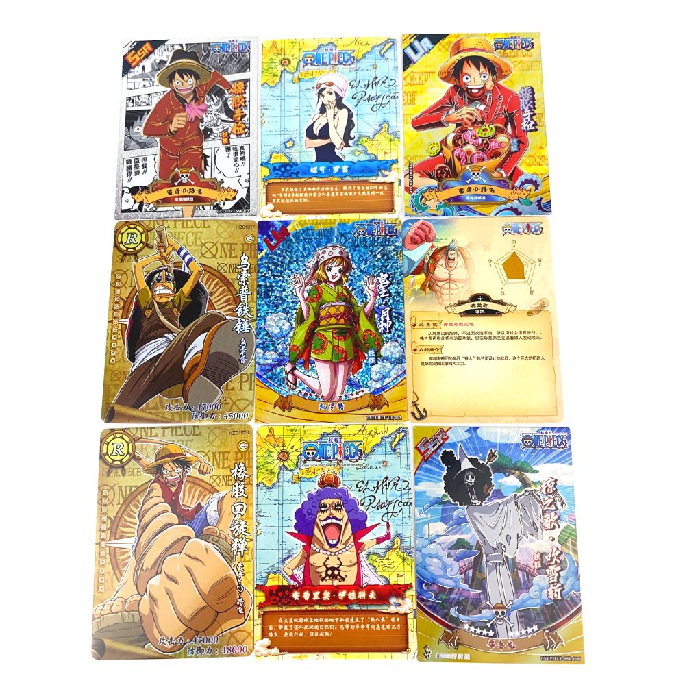 Set 5 ảnh thẻ nhân phẩm Anime One Piece ngẫu nhiên Cao Cấp Siêu Đẹp