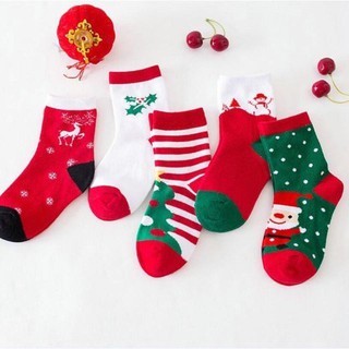 Tất noel cao cổ cho bé trai và bé gái