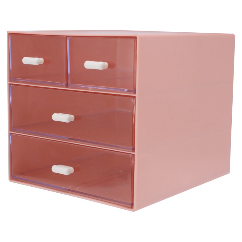 Hộp Đựng Đồ Trang Điểm Với 4 Ngăn Kéo Sắp Xếp Gọn Gàng Cho Nhà Tắm