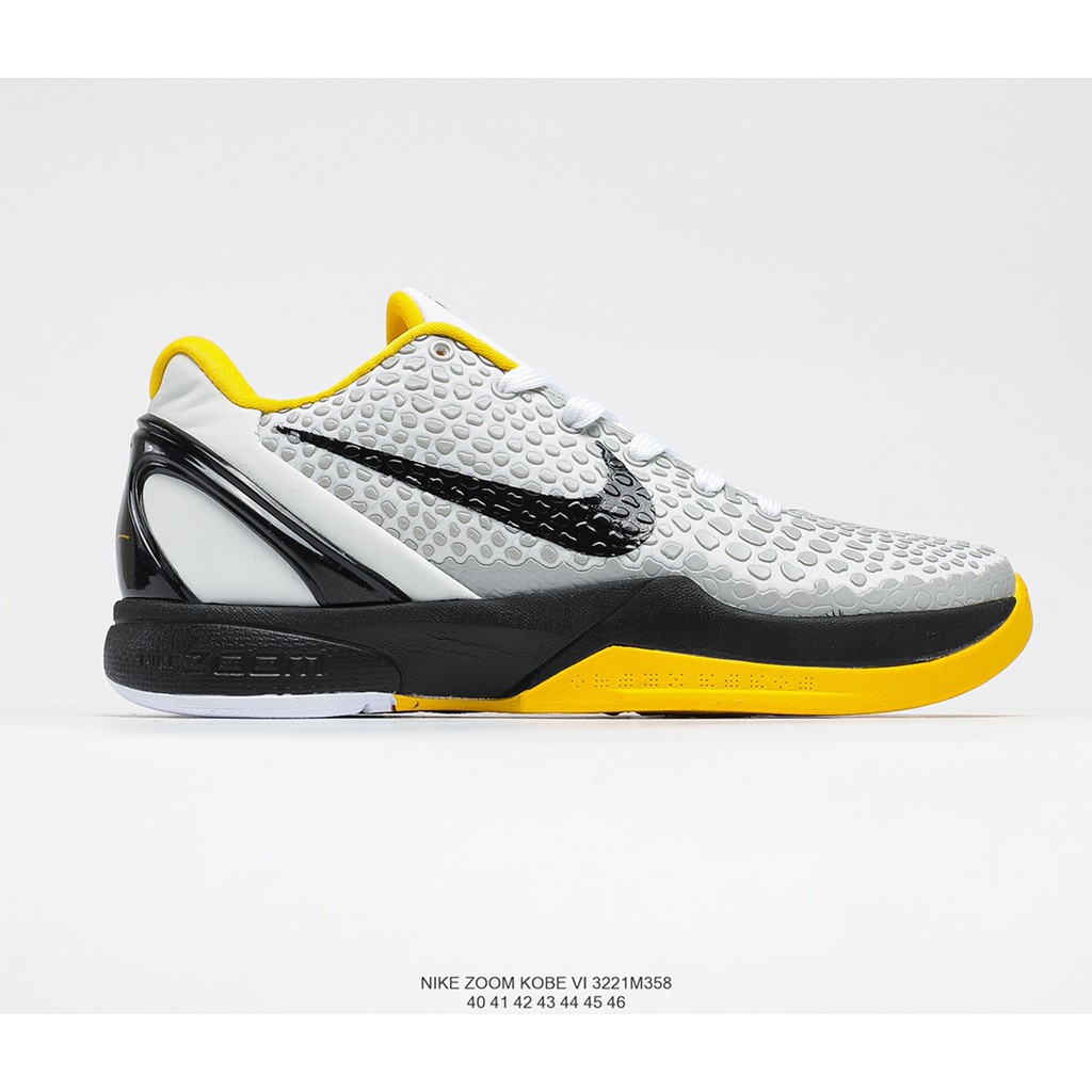 Order 1-2 Tuần + Freeship Giày Outlet Store Sneaker _Nike ZOOM Kobe VI Mamba BlackYellow ZK6 MSP: 3221M3588 gaubeostore.