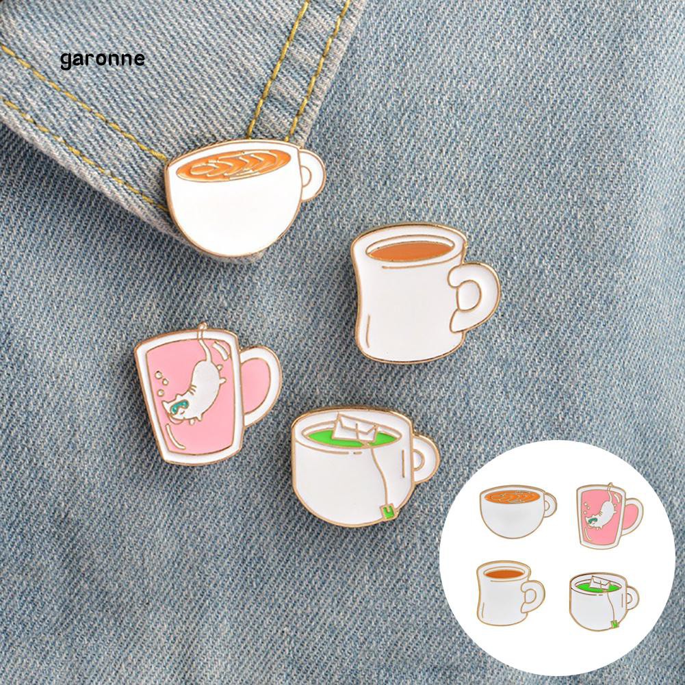 Set 4 Ghim Cài Áo Hoạt Hình Xinh Xắn