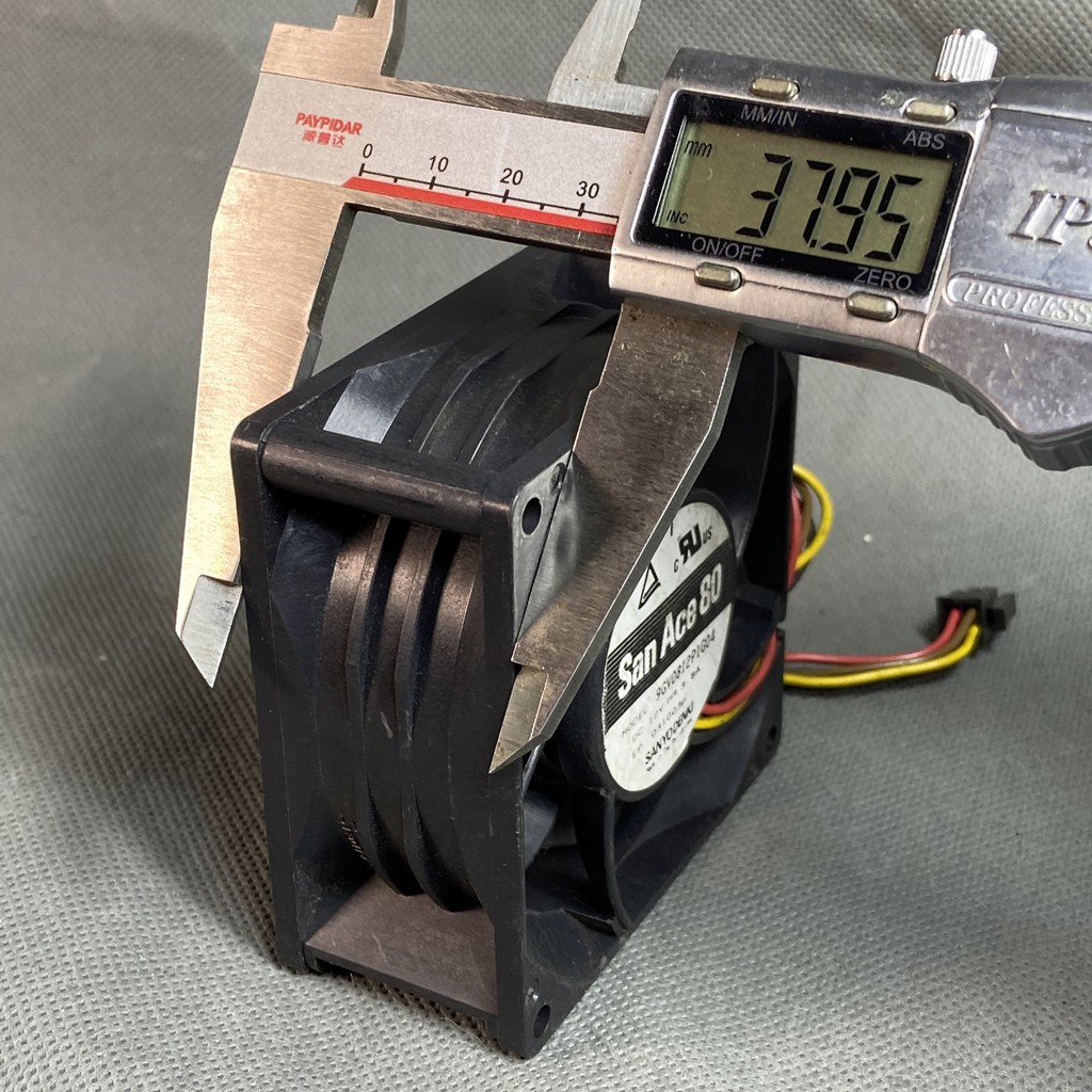 QUẠT 8 cm, SANYO, 12V 3.8A. San Ace 80, 9GV0812P1G04. GIÓ SIÊU MẠNH