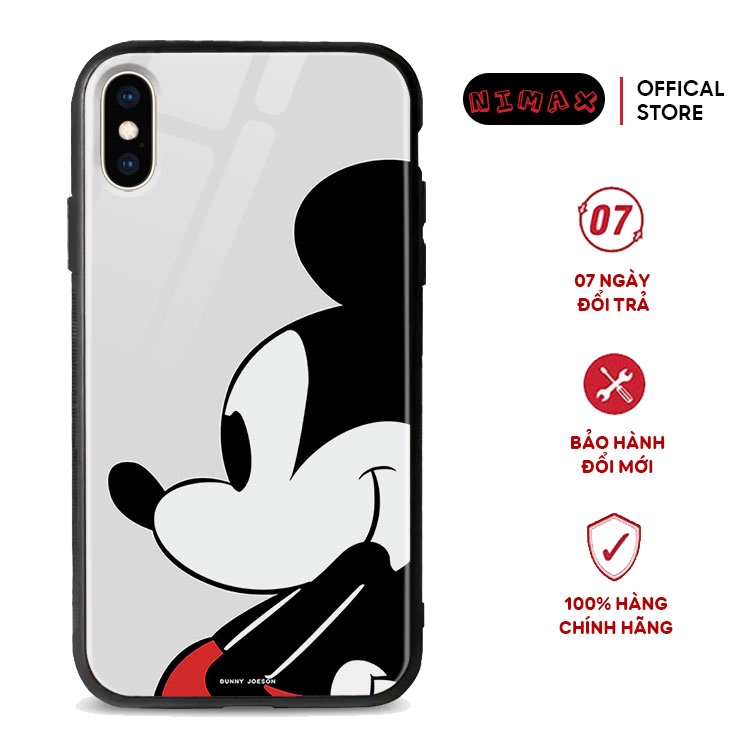 Ốp Cao Cấp Iphone In Hình MickeyMouse NIMAX Điện Thoại 6 6S 7 8 Plus X Xs Xr 11 Pro Max Se2 12 Mini 12 Pro Max