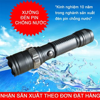 Đèn pin siêu sáng - đèn pin chống nước - đèn pin sạc siêu bền S035