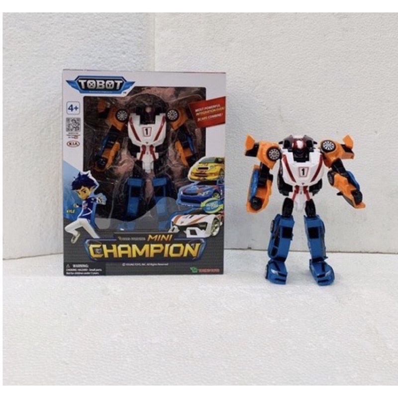 Đồ Chơi Lắp Ráp Robot Biến Hình Tobot Mini Champion Chính Hãng