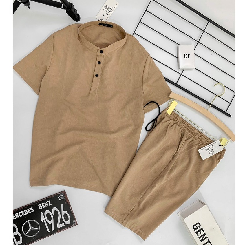 [Giảm giá 50%] Bộ đũi nam tay ngắn Bộ đồ nam mua hè. Vải mát, dày dặn [BH 7 ngày] | BigBuy360 - bigbuy360.vn