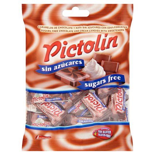 (Mua 2+1)Kẹo Pictolin không đường vị socola 65g (date T10.21)