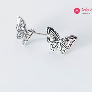 Bông tai hình con bướm xinh xắn ở ngoài siêu đẹp Lymlym Silver bạc 925 cao cấp