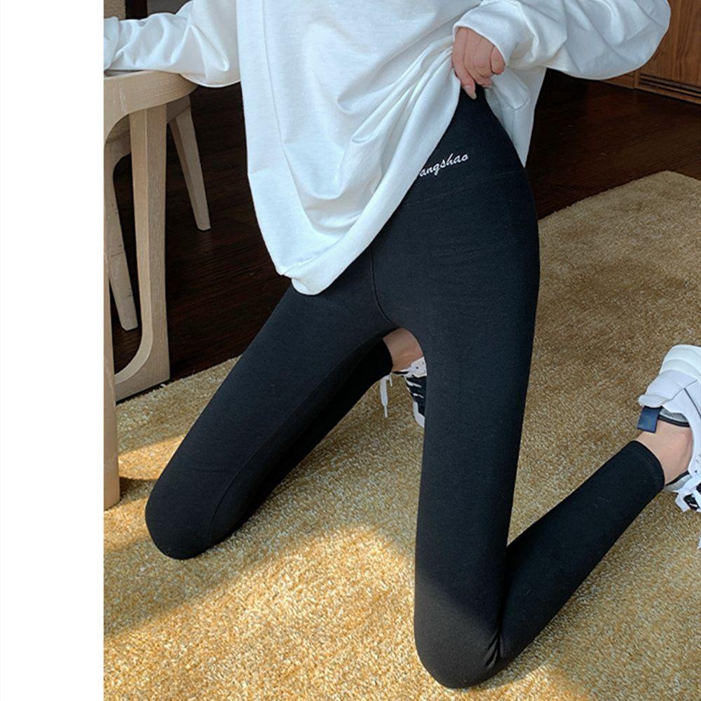 Quần Legging Lông Cừu Lưng Cao Thời Trang Cho Nữ