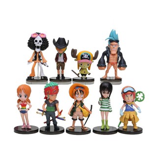 Mô Hình One Piece - Sét 9 Mô Hình One Piece Team Luffy (Mẫu 2)