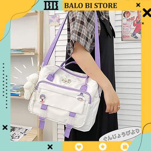 Cặp đeo ulzzang đi học cặp đi học thêm đi chơi thời trang nam nữ giá rẻ dễ thương BALO BI STORE ULZZANG 14