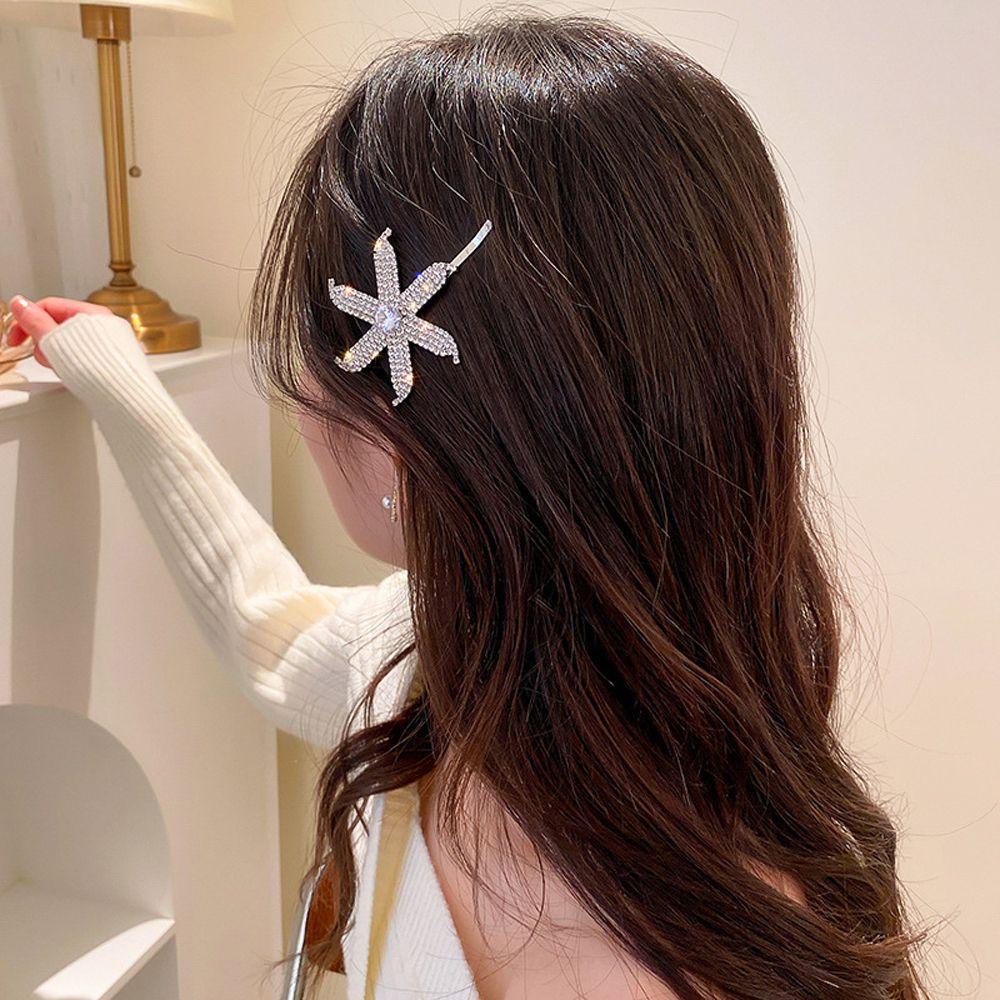 TWINKLE Kẹp Tóc Mỏ Vịt Họa Tiết Hình Học Rỗng Kiểu Vintage Dễ Thương Cho Bạn Gái