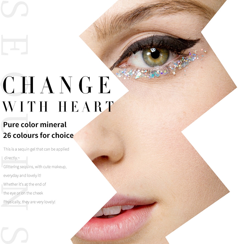 [Hàng mới về] Bột sequin lấp lấp tỏa ság tô điểm thêm cho lớp trang điểm nổi bật | BigBuy360 - bigbuy360.vn