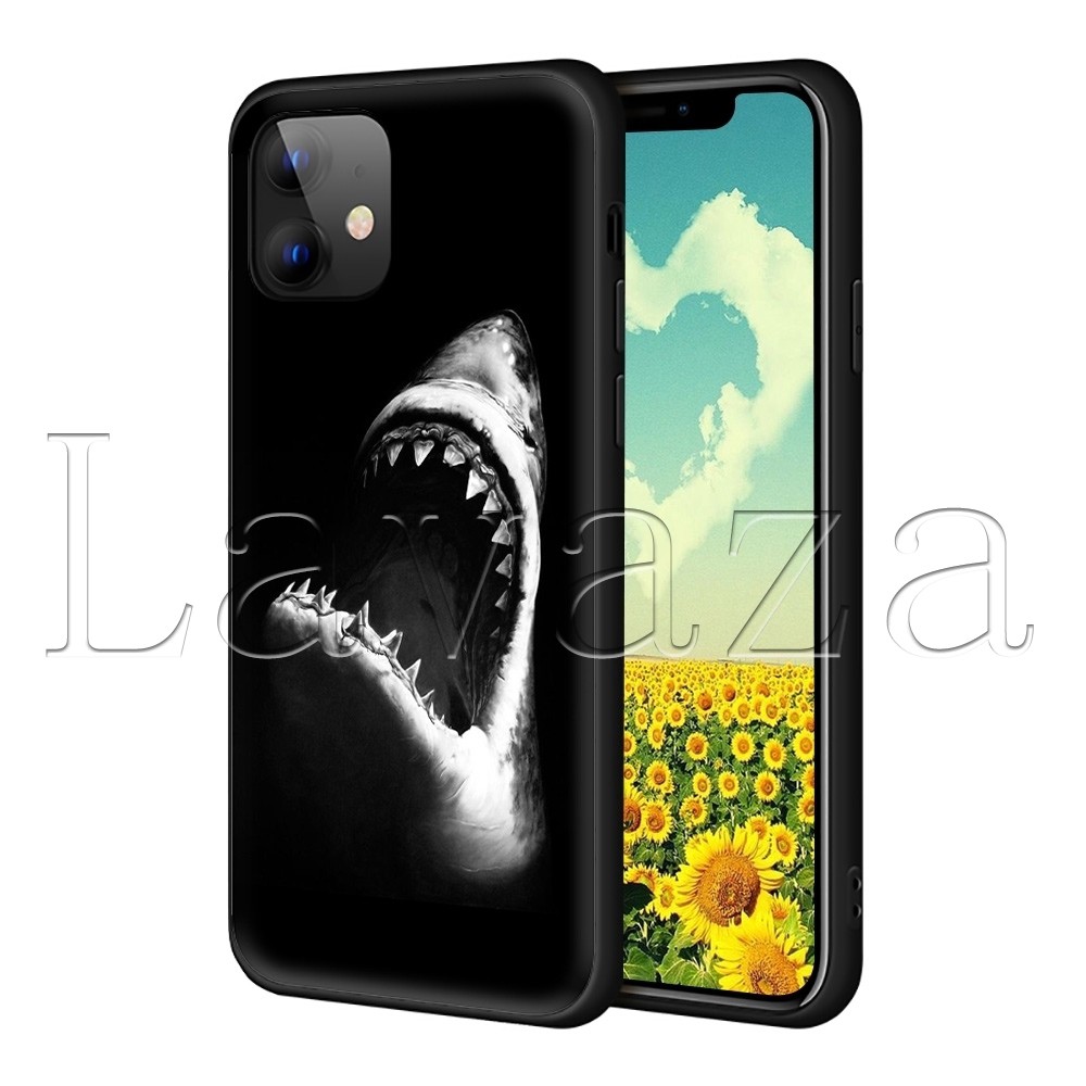 Ốp Điện Thoại Mềm Hình Cá Mập 97 Cho Iphone 11 Pro Xs Max Xr X 8 7 6 6s Plus