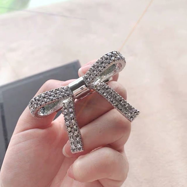 ⛔️Cặp tóc đính đá hình nơ #hot(CTTQAB,5.G0)