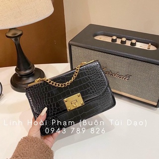Túi xách nữ dáng hộp nhiều ngăn size 23 loại đẹp