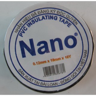 Sét 2 cuộn băng dính đen cách điện NANO