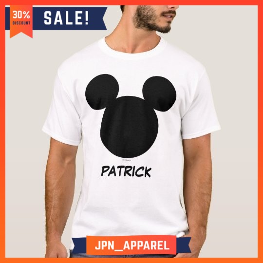 Áo thun gia đình in hình chuột Mickey Disney | Add Your Name Áo thun Cotton cao cấp