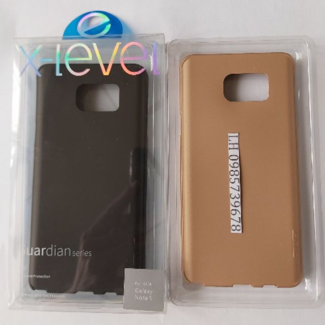 Ốp Dẻo Samsung Galaxy Note5 Chính hãng hiệu X-LEVE (Tặng Thêm Kính cường lực cao cấp)