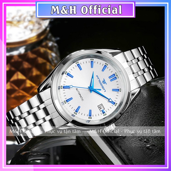 Đồng hồ cơ automatic nam Fngeen 6612 cao cấp chính hãng, dây thép không gỉ, sang trọng lịch lãm đẹp [Tặng tháo dây] | BigBuy360 - bigbuy360.vn