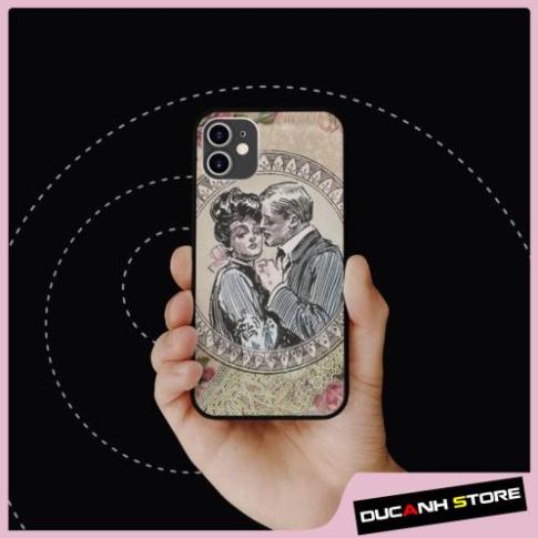 Ốp lưng iphone SAMSUNG hình man and woman collage art op art có hình  cho các dòng iPhone PAP20210968