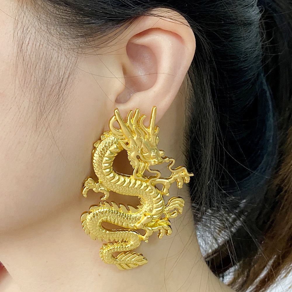 Bông Tai Hình Rồng Thời Trang Cá Tính