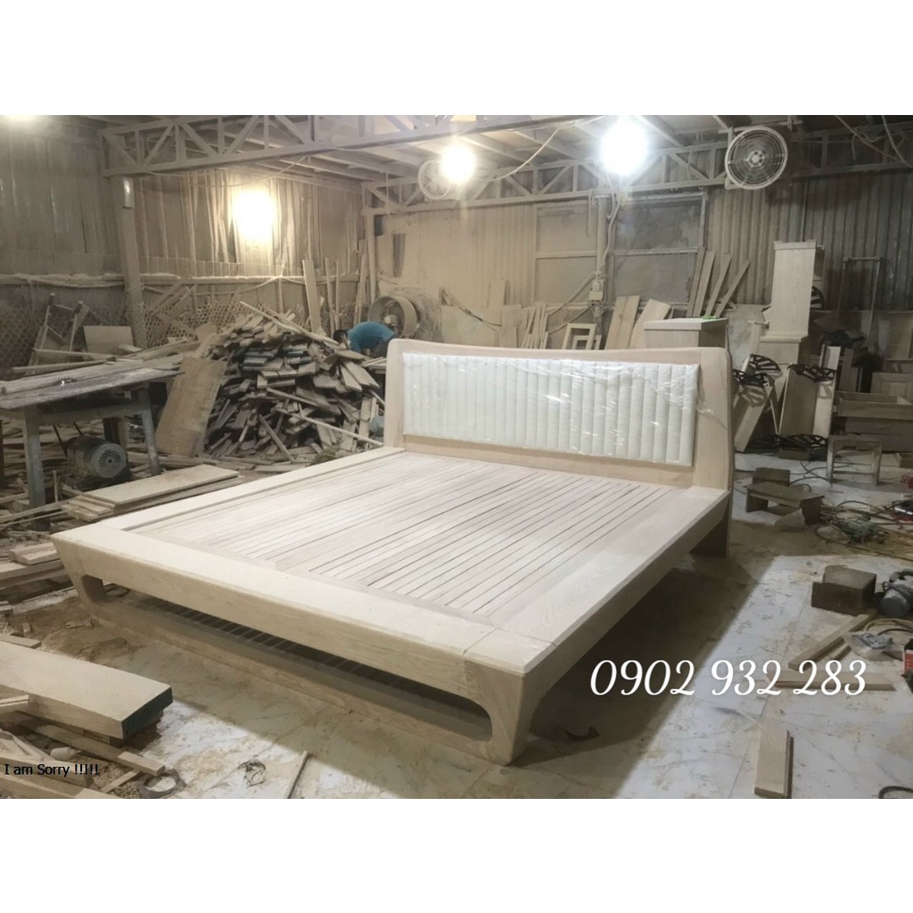 Giường ngủ gỗ mẫu chân quỳ dat phản - Miễn phí giao hàng, lắp đặt tại nhà ở Hồ Chí Minh