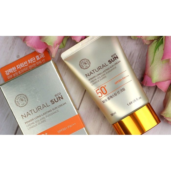 Kem Chống Nắng Natural Sun Eco Power Long-Lasting Sun Cream SPF50+ PA+++