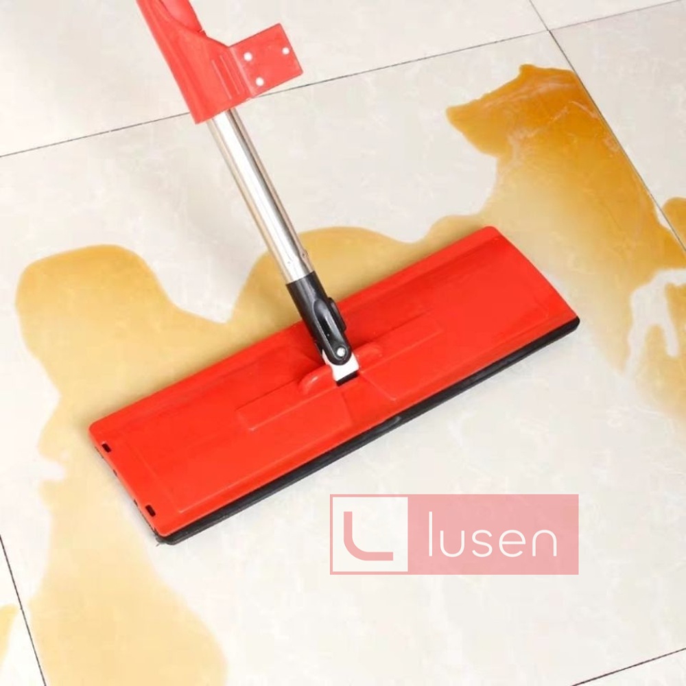 Cây lau nhà tự vắt Lusen K2 cao cấp, Bộ chổi lau sàn tách nước đa năng xoay 360 độ thông minh cán inox dài 125cm