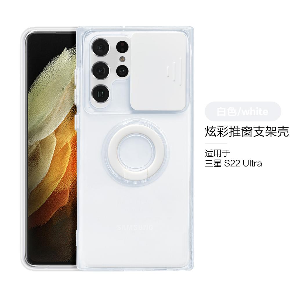 Bao Da Điện Thoại Có Cửa Sổ Bảo Vệ Toàn Diện Cho Samsung Galaxy S22 / S22 Plus / S22 Ultra